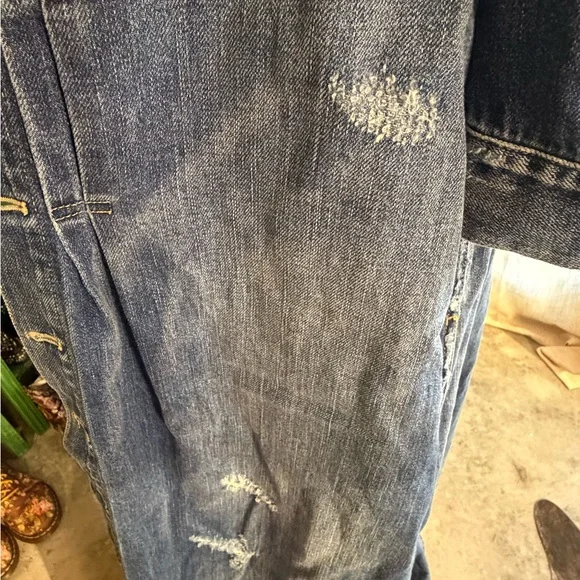 Ralph Lauren Blue Button-Front Maxi Denim Dress - Picture 10 of 16